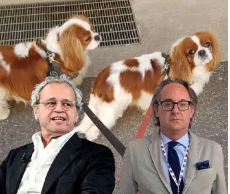 enrico mentana luigi mascheroni cani cagnolini