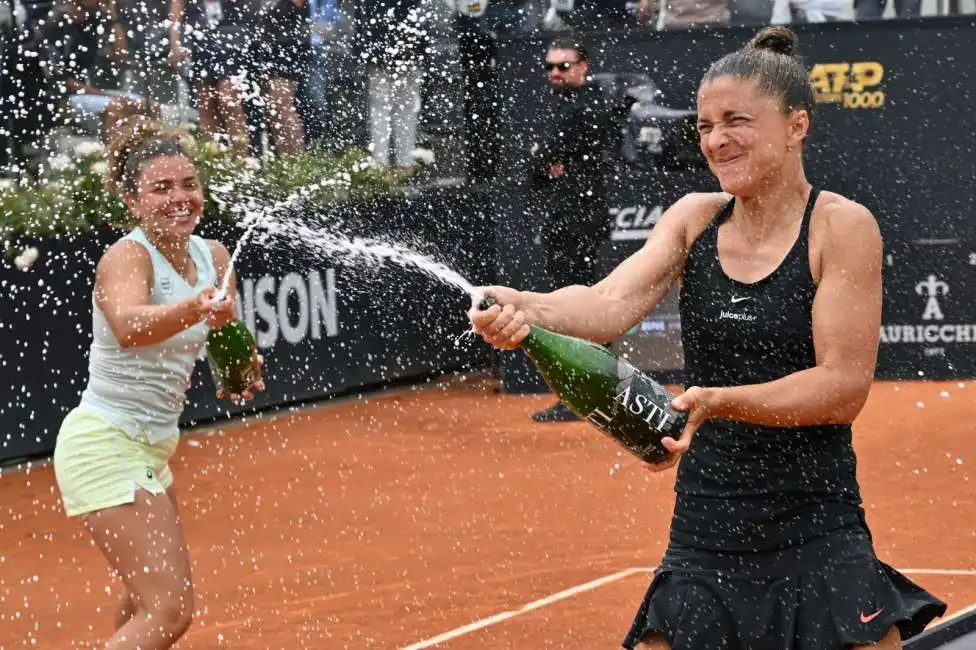 esultanza jasmine paolini sara errani 11 - foto gobbi gmt