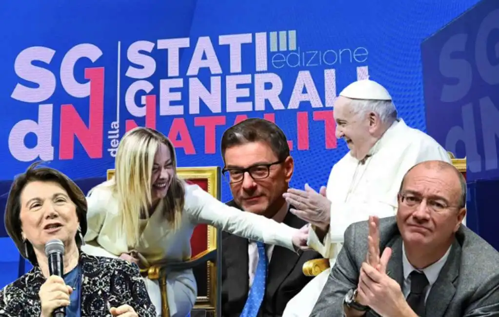 giorgia meloni papa francesco bergoglio giuseppe valditara giancarlo giorgetti eugenia roccella 