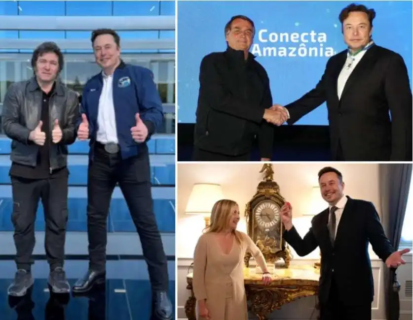 jair bolsonaro elon musk giorgia meloni javier milei