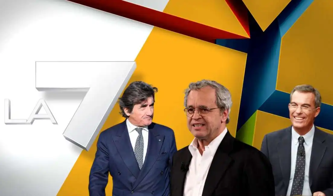 la7 urbano cairo enrico mentana giovanni floris la 7