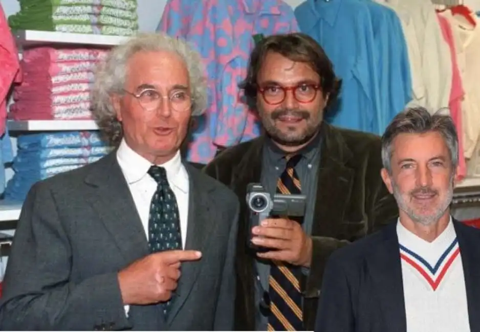 luciano benetton massimo renon oliviero toscani