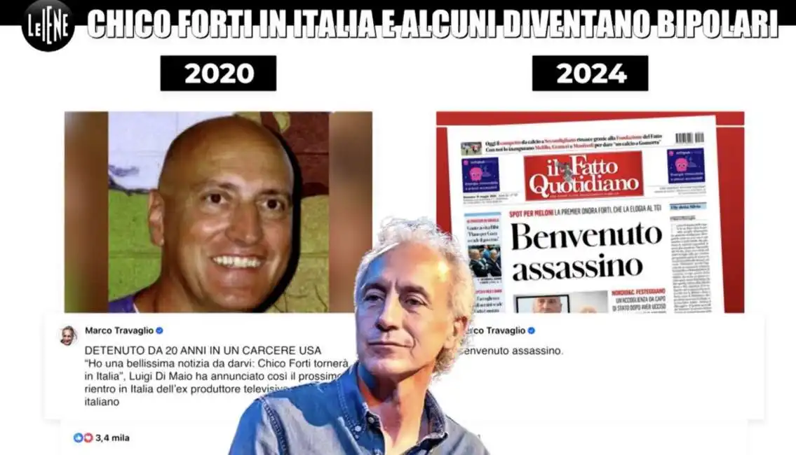 marco travaglio iene chico forti 