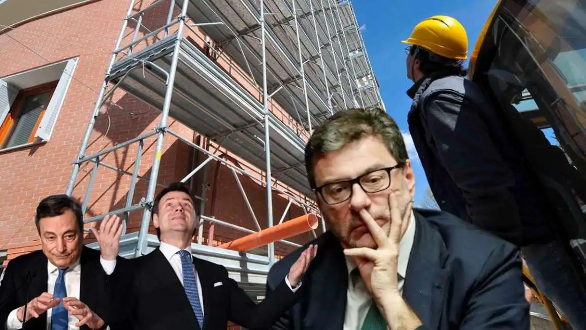 superbonus giancarlo giorgetti giuseppe conte mario draghi