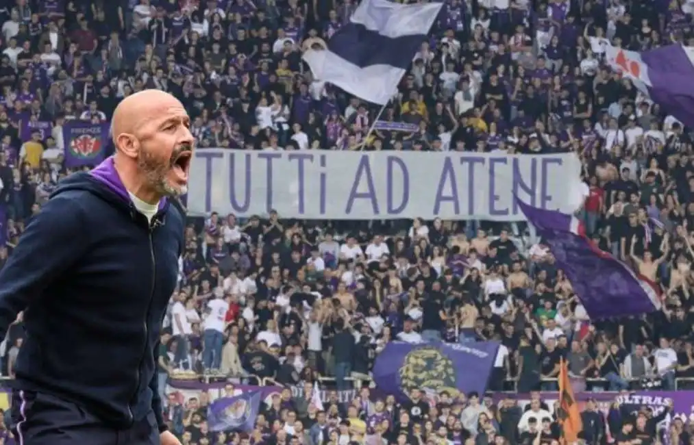 tifosi fiorentina atene vincenzo italiano 