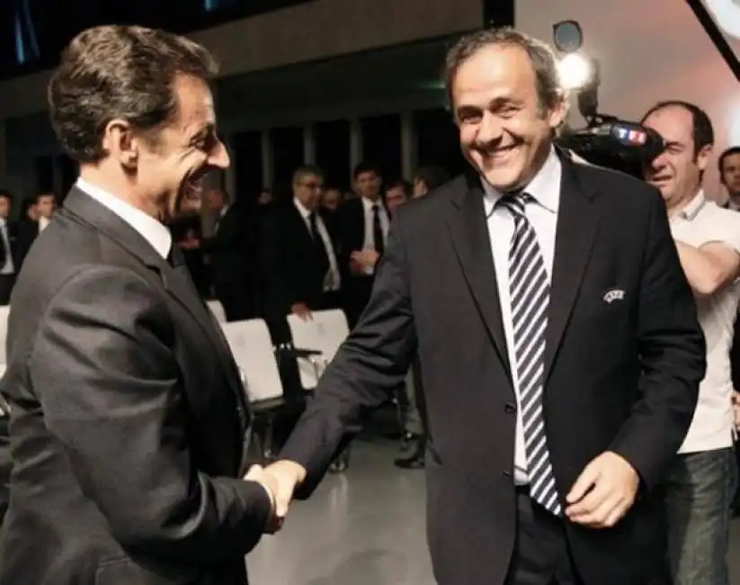 platini e sarkozy