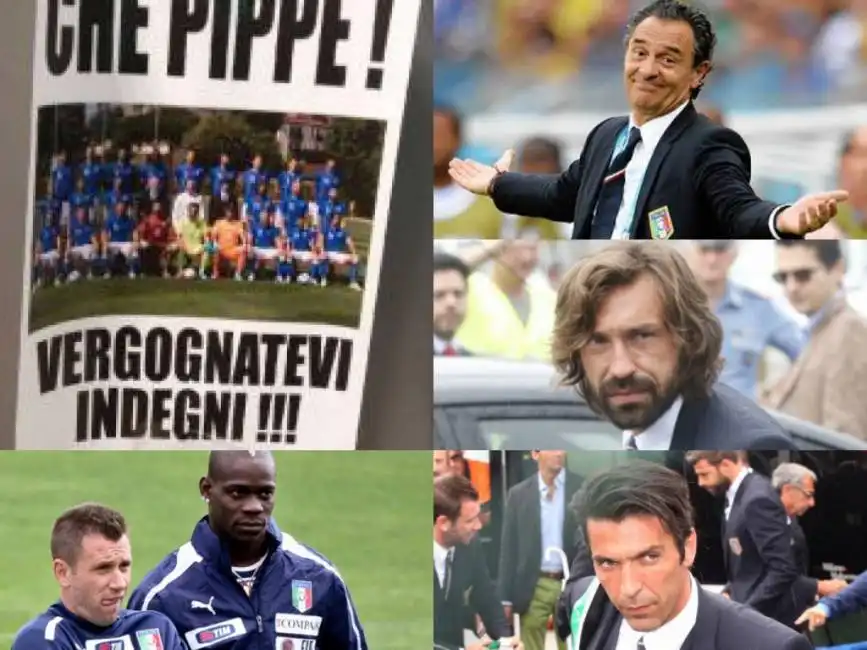 prandelli pirlo buffon cassano balotelli