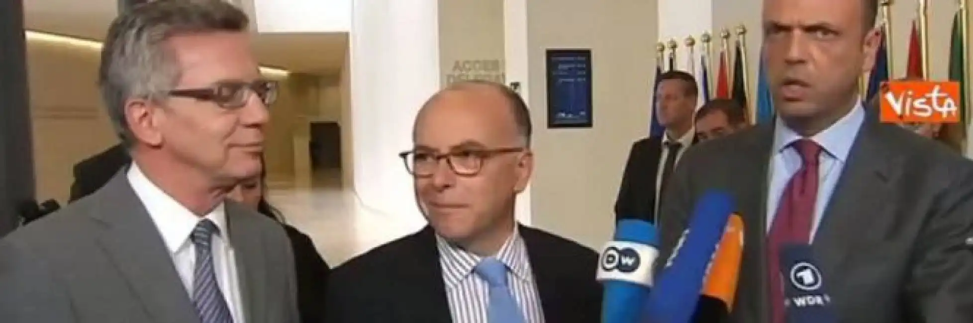 de maiziere cazeneuve alfano