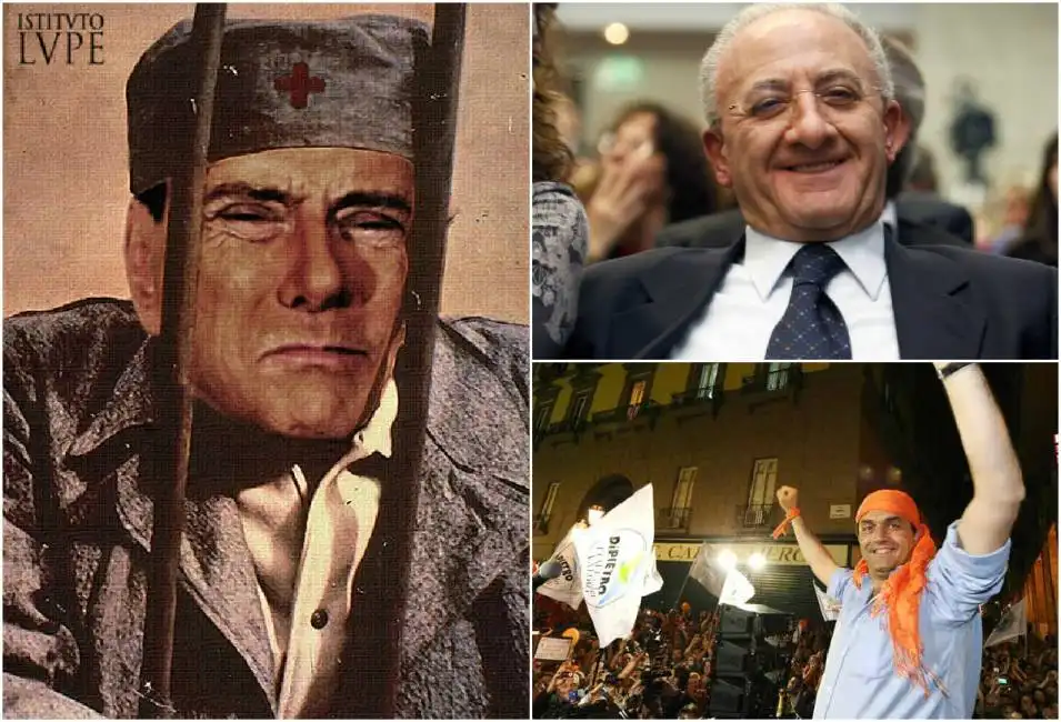 luigi de magistris vincenzo de luca berlusconi severino