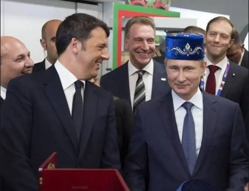 renzi putin expo