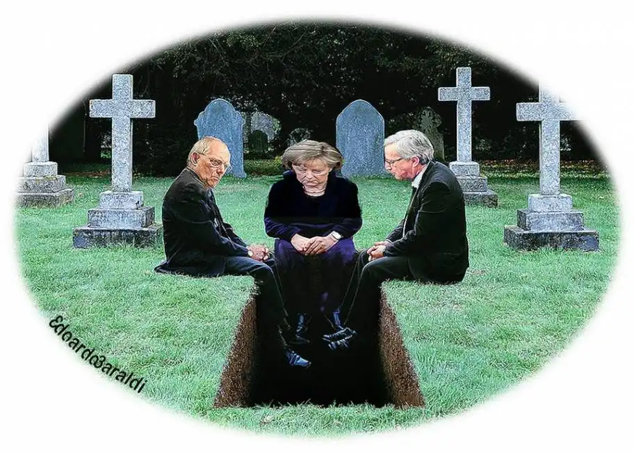 schaeuble - merkel - juncker 