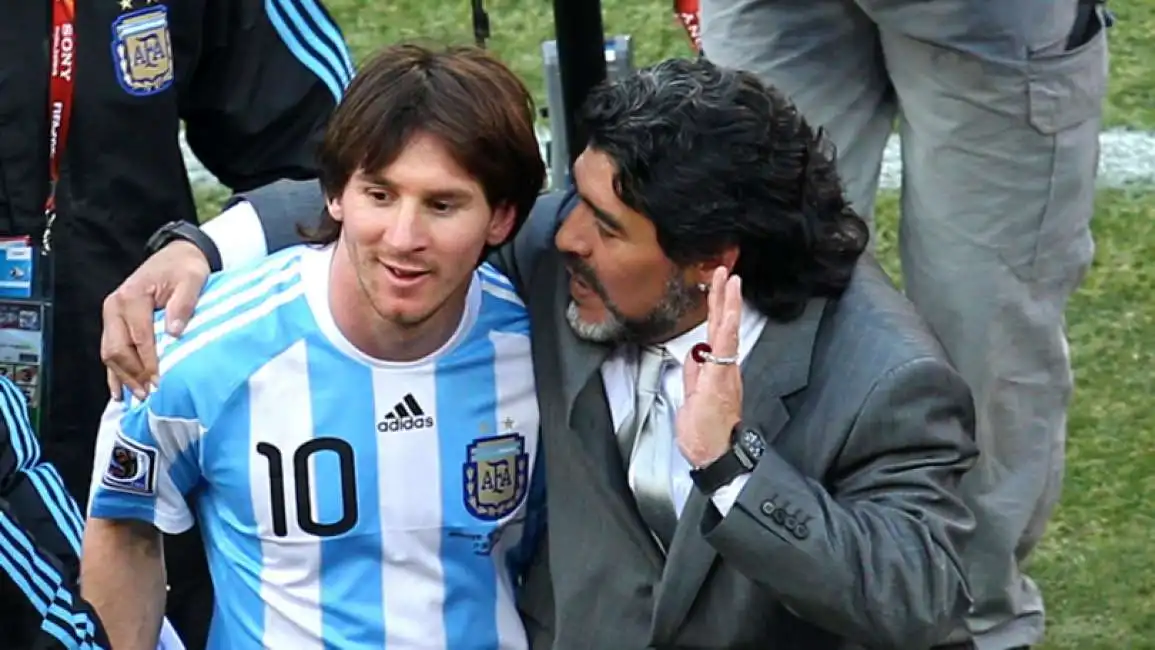 maradona messi