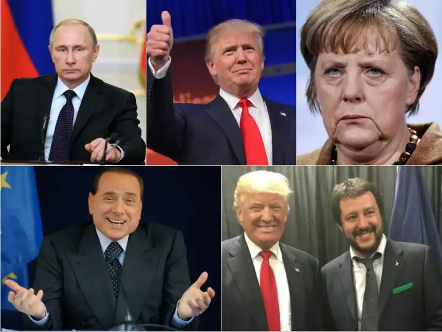 trump putin merkel