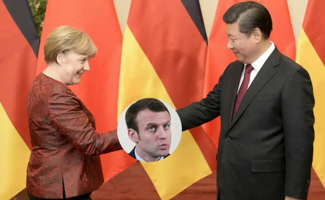 angela merkel xi jinping macron 