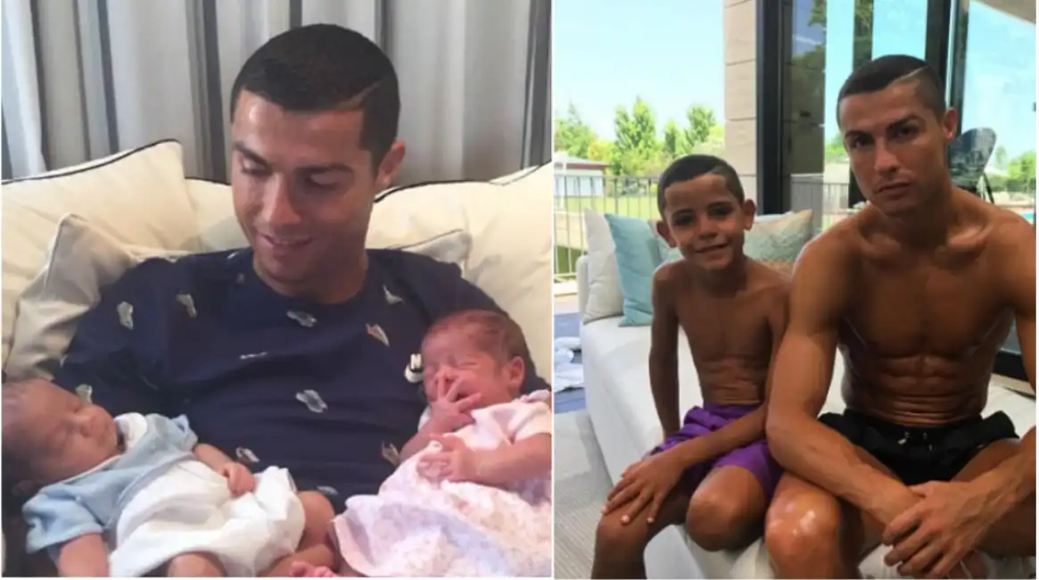 ronaldo figli