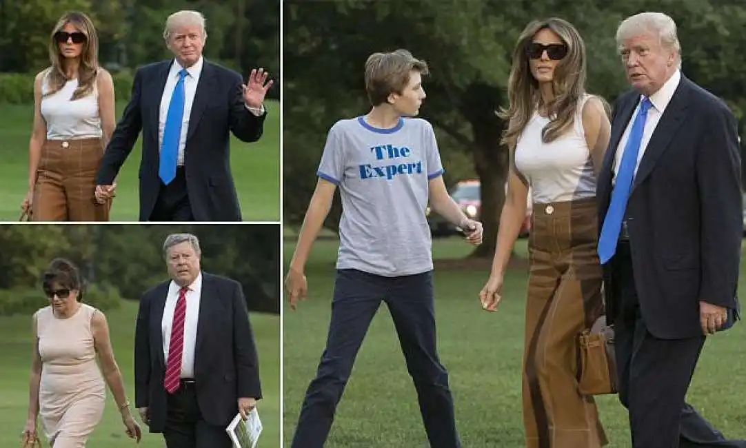 trump, melania e barron 