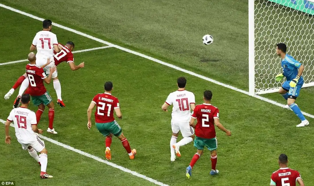 autogol iran marocco