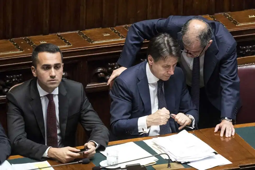 luigi di maio giovanni tria giuseppe conte