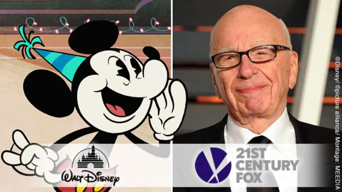 topolino e murdoch disney e 21 century fox