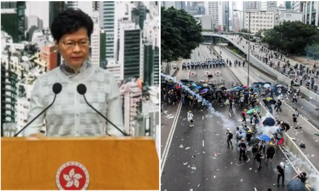 carrie lam hong kong