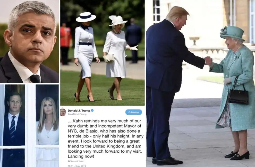 donald trump londra sadik khan