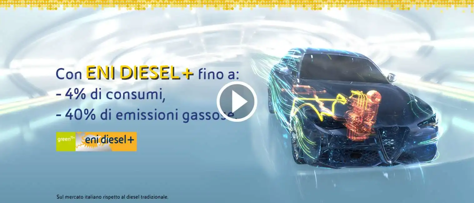 eni diesel+ pubblicita