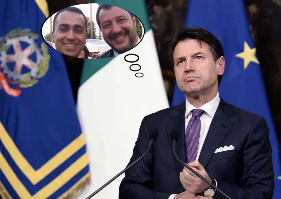 giuseppe conte matteo salvini luigi di maio