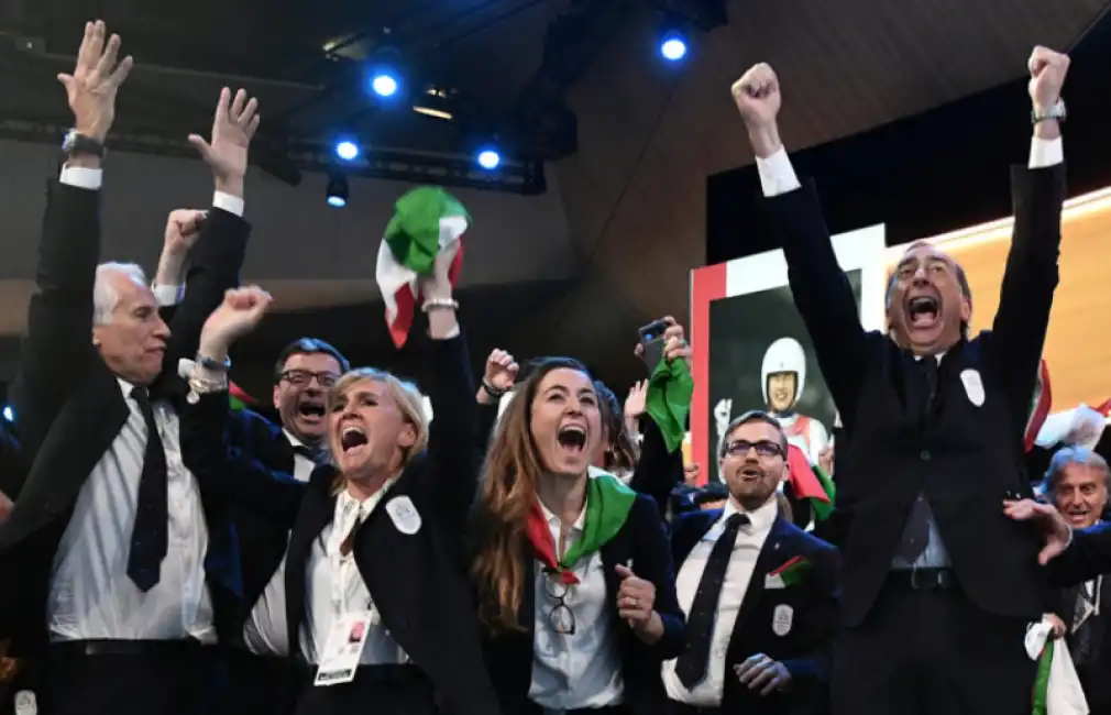 malago giorgetti sala cortina olimpiadi