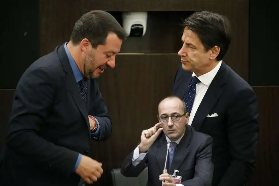 matteo salvini giuseppe conte alberto bagnai