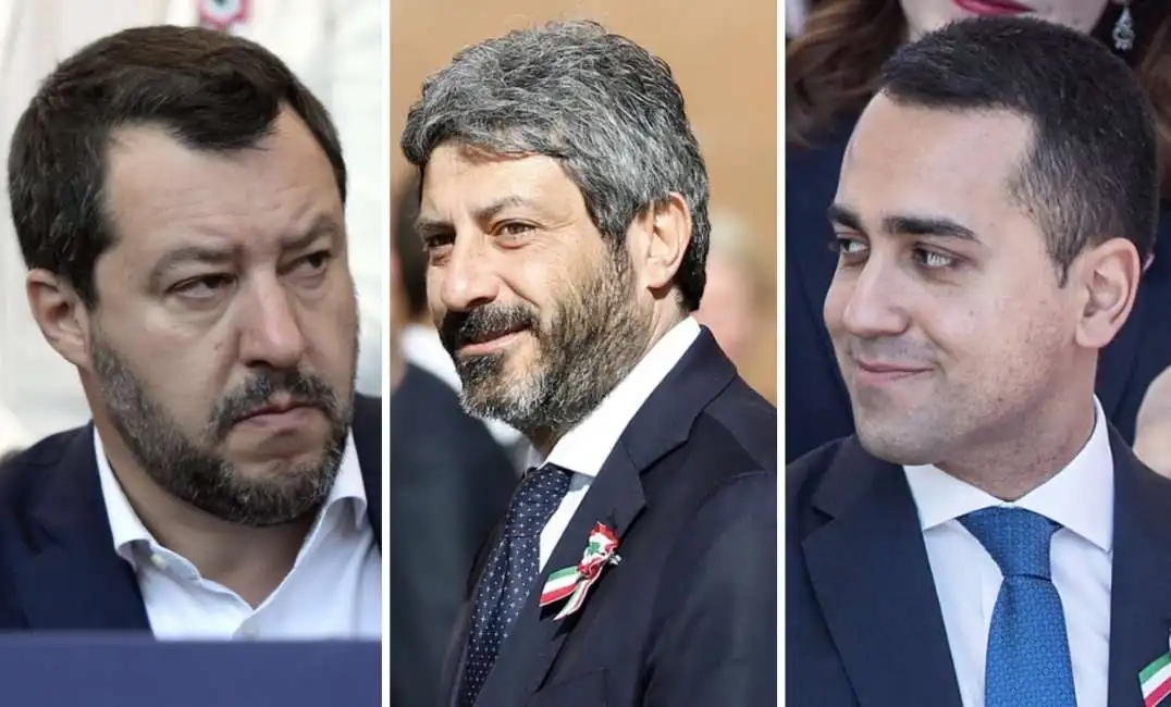 matteo salvini luigi di maio roberto fico