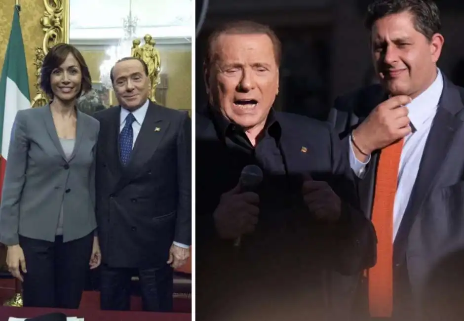 silvio berlusconi giovanni toti mara carfagna