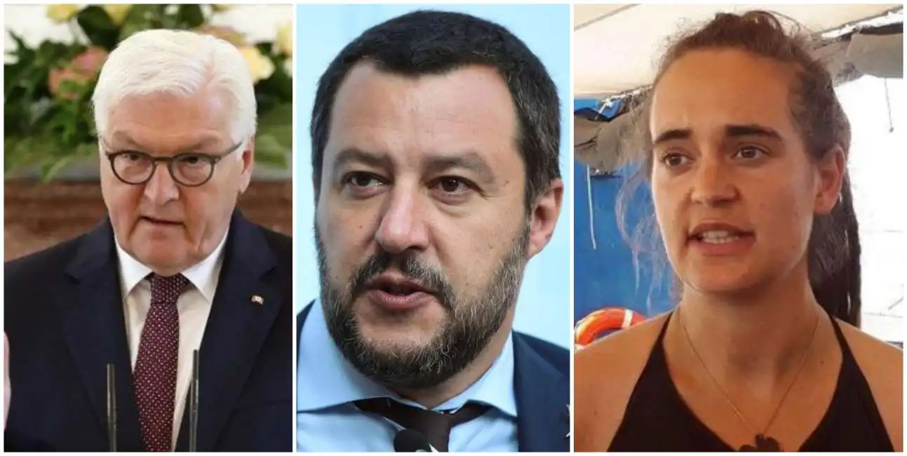 steinmeier salvini carola rackete