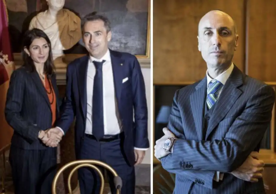 virginia raggi fabio serini luca lanzalone