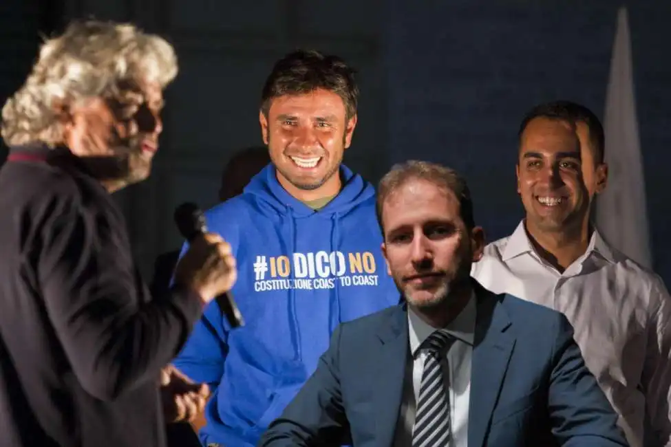 beppe grillo davide casaleggio luigi di maio alessandro di battista