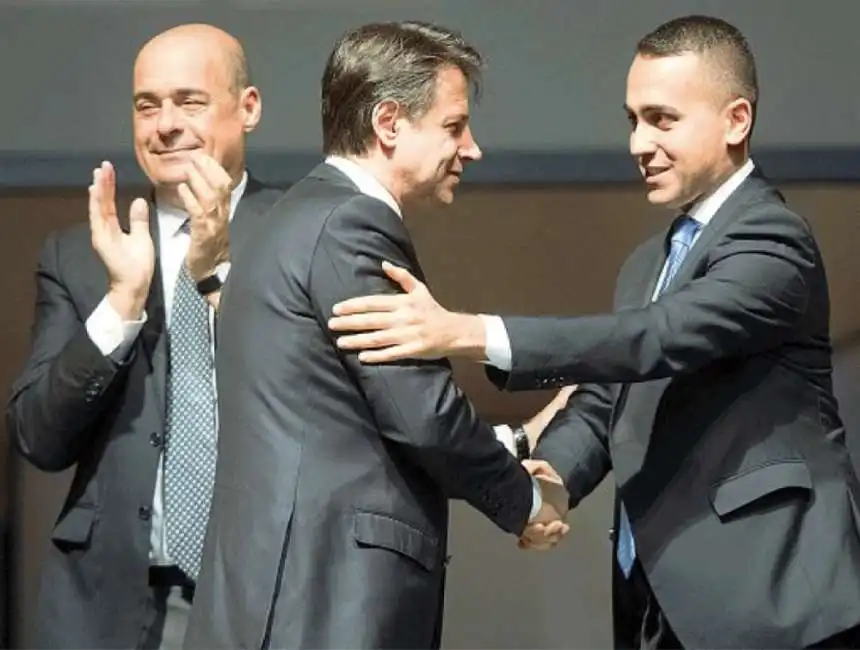 conte di maio zingaretti