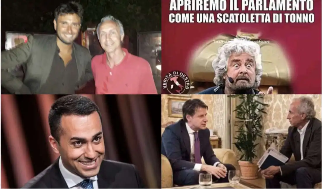 di battista conte travaglio di maio grillo