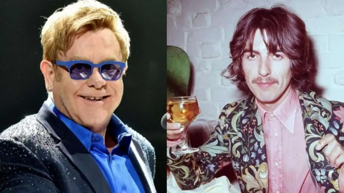 elton john george harrison