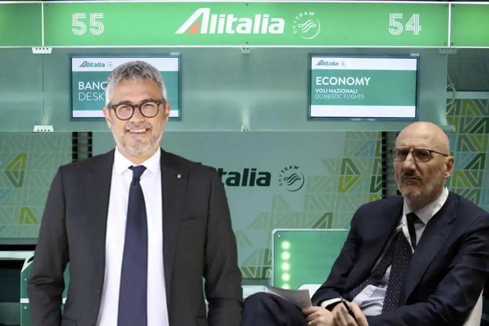 fabio lazzerini francesco caio alitalia