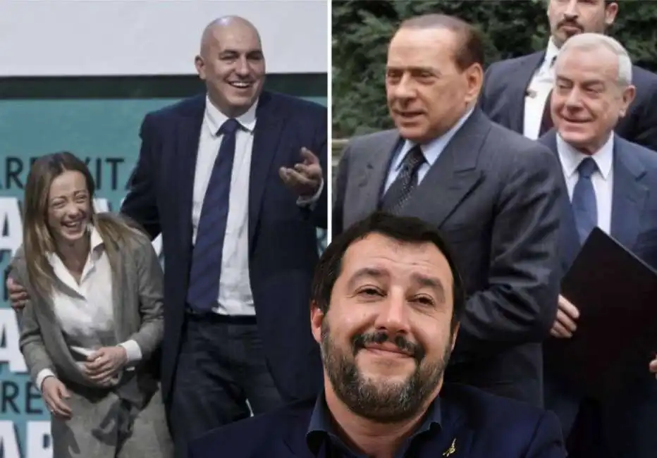 matteo salvini gianni letta guido crosetto giorgia meloni