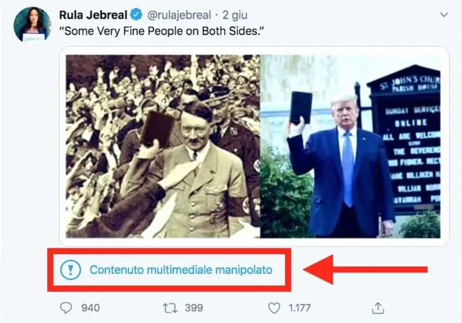 rula jebreal trump hitler