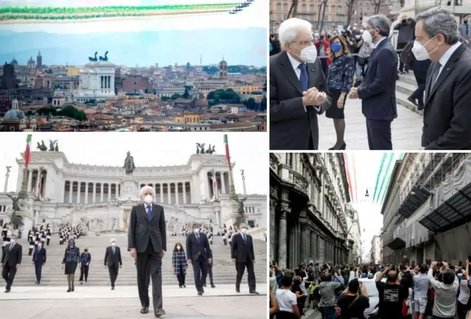 2 giugno 2021 festa della repubblica altare della patria sergio mattarella