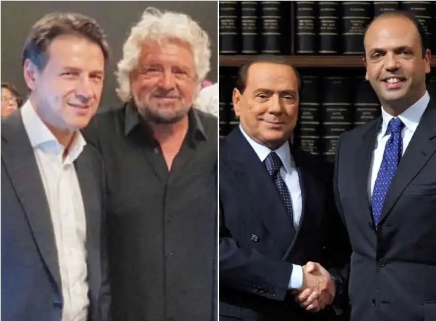 conte grillo berlusconi alfano