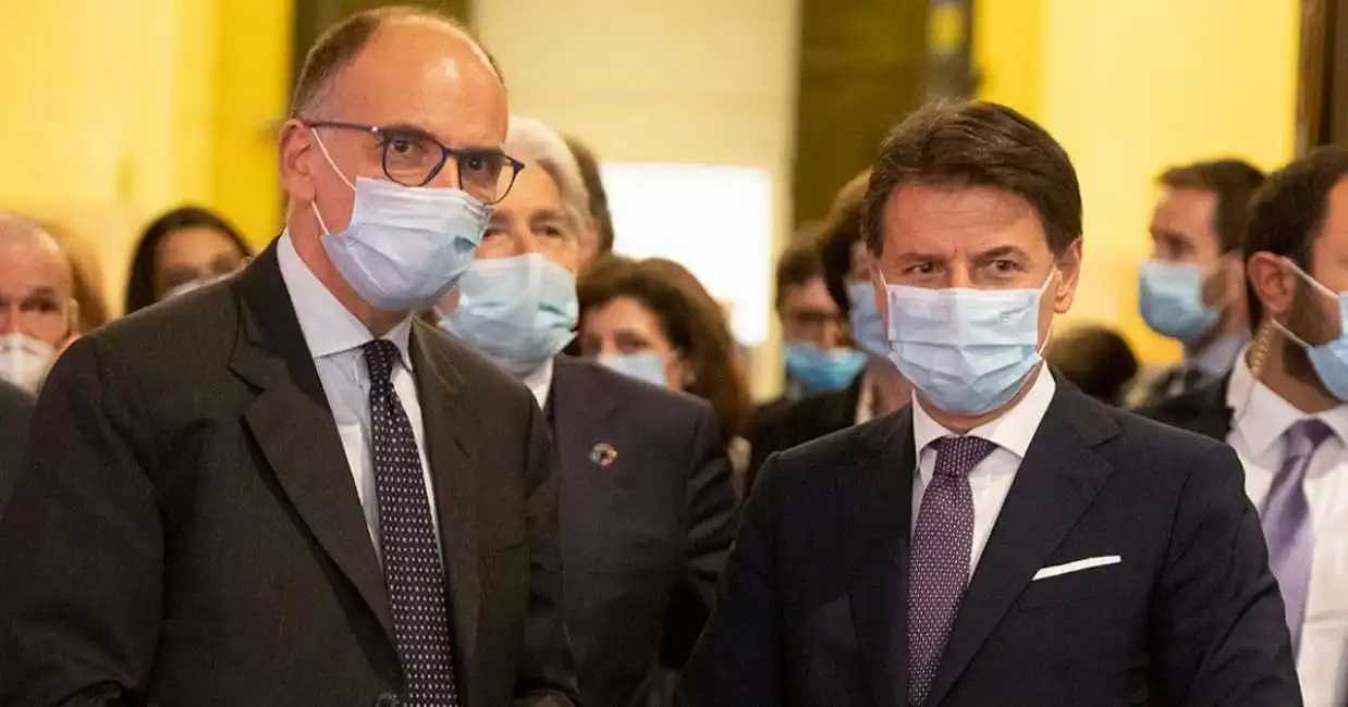 enrico letta e giuseppe conte