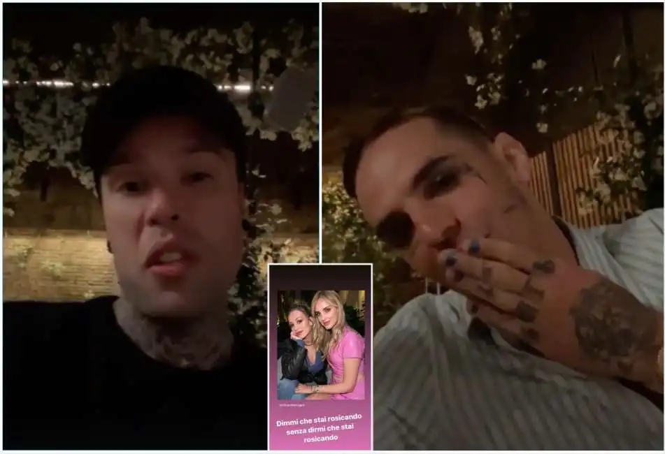 fedez si ingelosisce per il messaggio di lauro a chiara ferragni