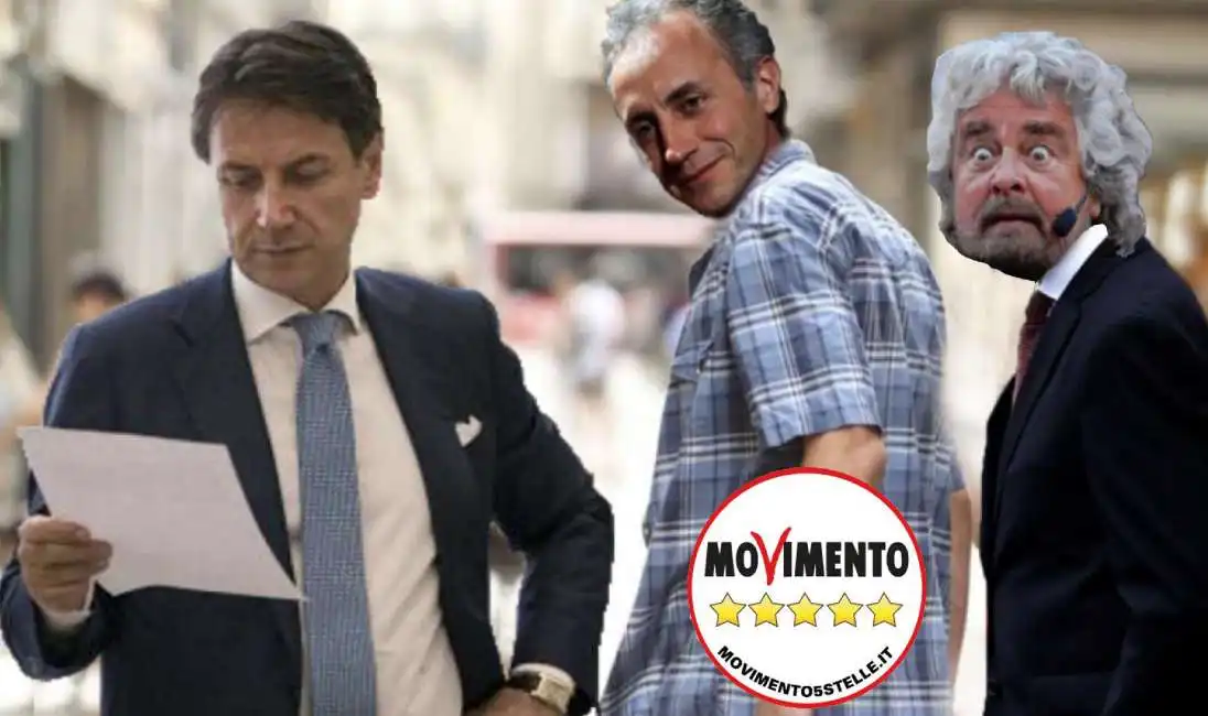 giuseppe conte marco travaglio beppe grillo