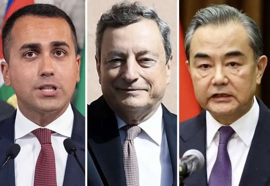 luigi di maio mario draghi wang yi