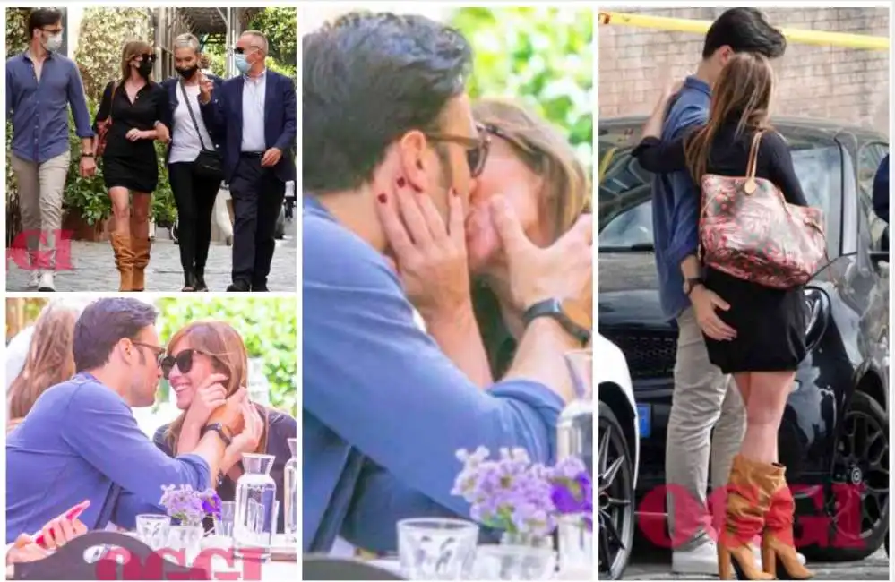 maria elena boschi e giulio berruti con i genitori di lui