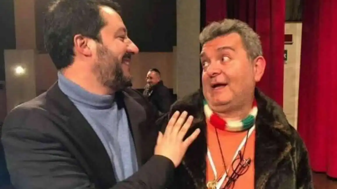 matteo salvini e nino spirli