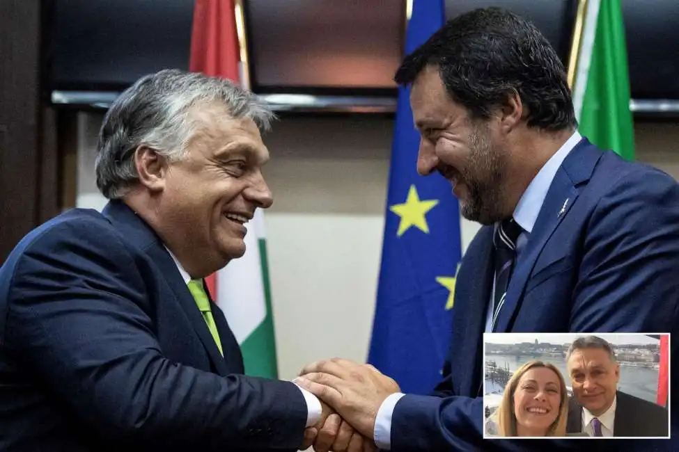 matteo salvini viktor orban giorgia meloni