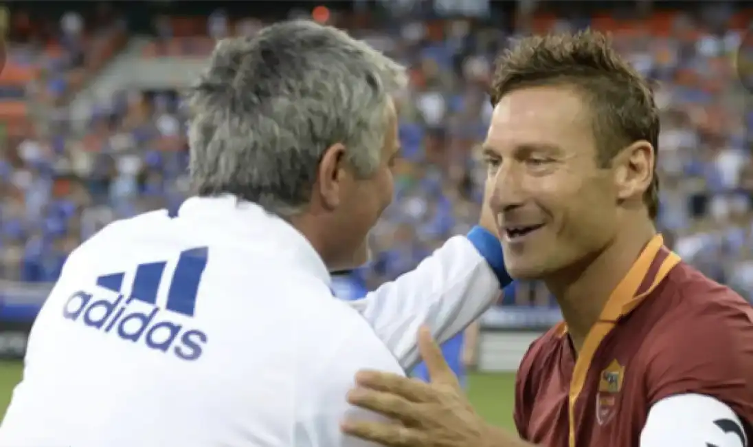 mourinho totti